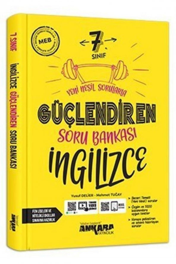 7. Sınıf Ingilizce Güçlendiren Soru Bankası - Ankara - 3