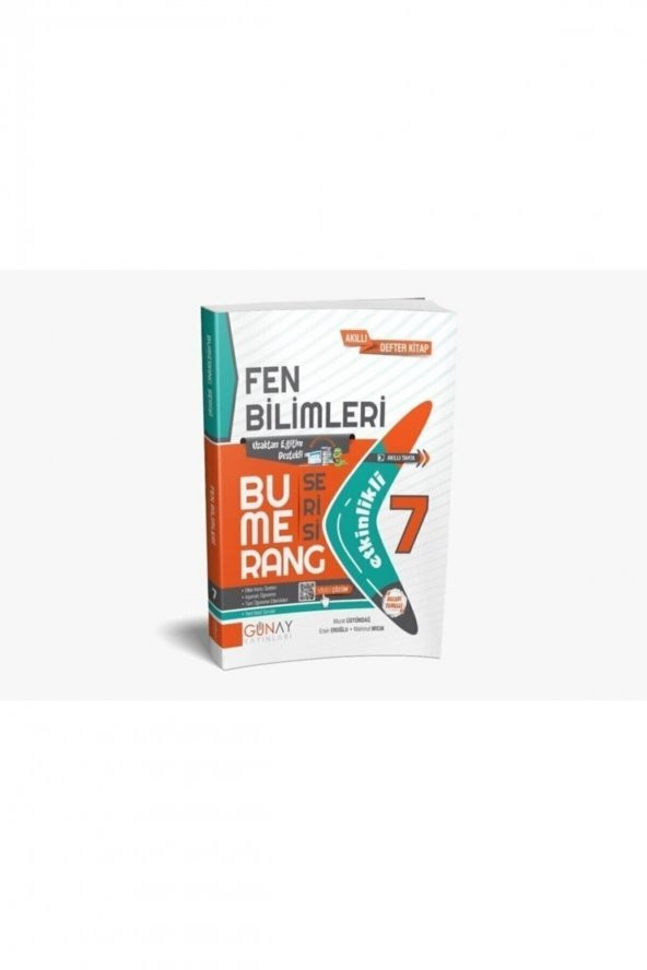 7.Sınıf Bumerang Etkinlikli Fen Bilimleri Akıllı Defter
