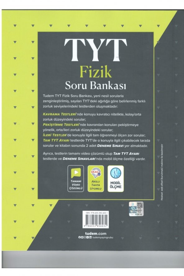 Tyt Fizik Soru Bankası - 2
