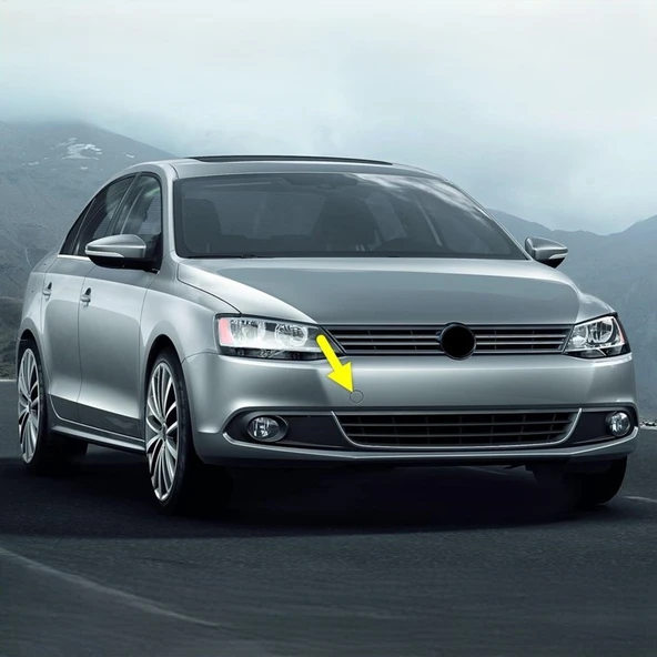 VW Jetta 2011-2014 Ön Tampon Çeki Çekme Demiri Kapağı 5C6807241B