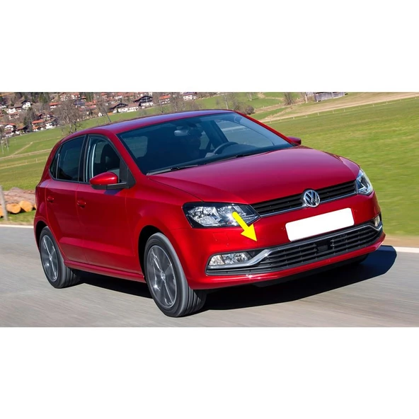 VW Polo 2015-2017 Ön Tampon Çeki Çekme Demiri Kapağı 6C0807241