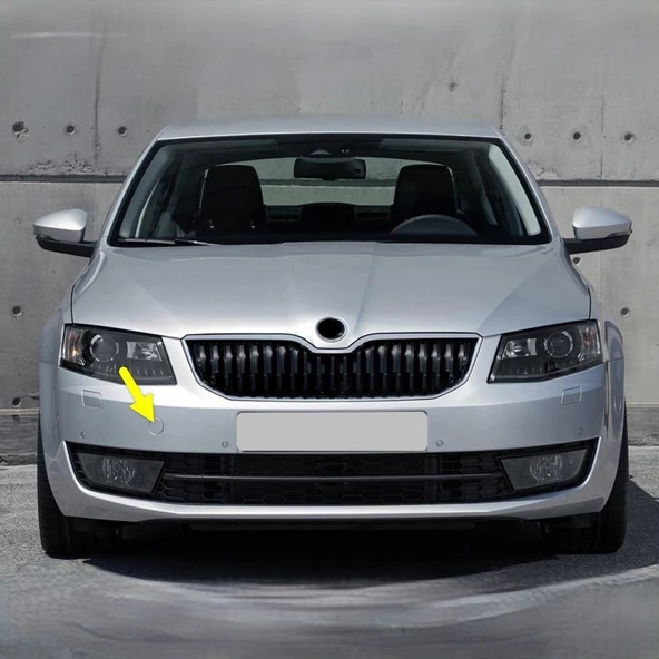 Skoda Octavia 3 2013-2017 Ön Tampon Çeki Demiri Kapağı 5E0807241