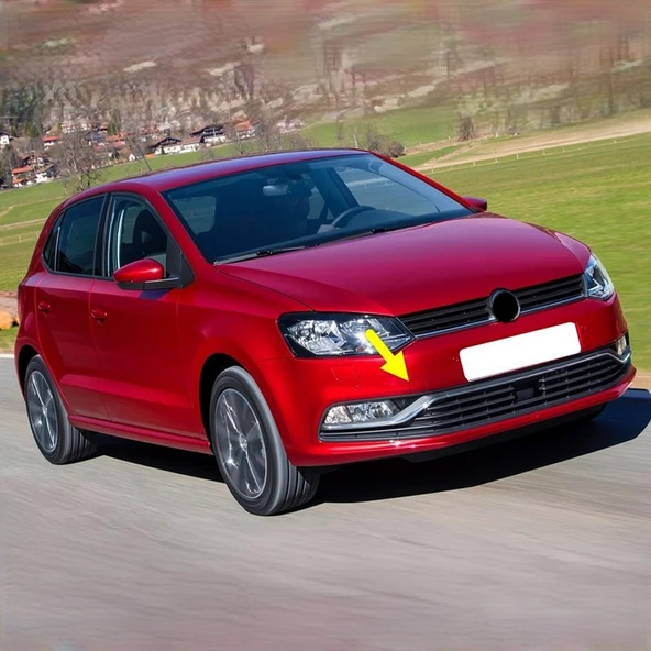 VW Polo 2015-2017 Ön Tampon Çeki Çekme Demiri Kapağı 6C0807241