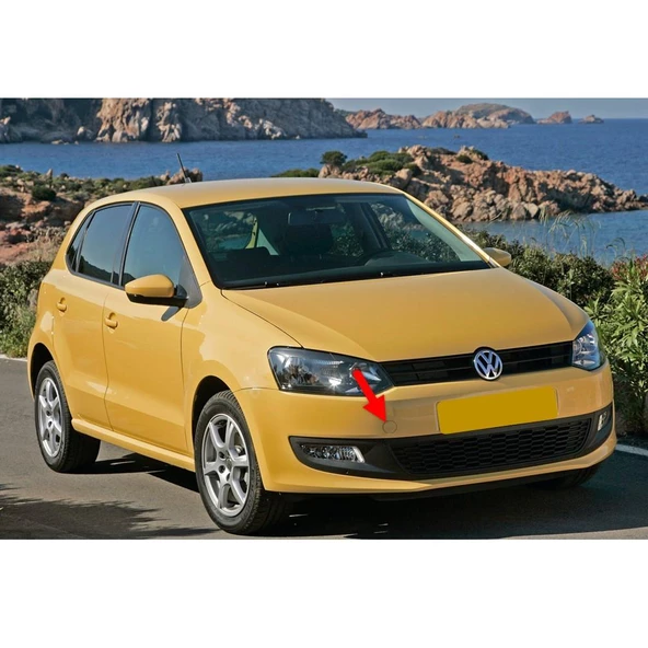 VW Polo 2010-2014 Ön Tampon Çeki Çekme Demiri Kapağı 6R0807241A