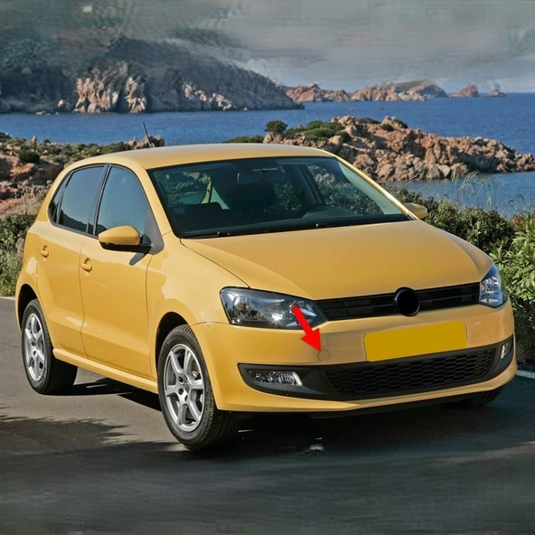 VW Polo 2010-2014 Ön Tampon Çeki Çekme Demiri Kapağı 6R0807241A