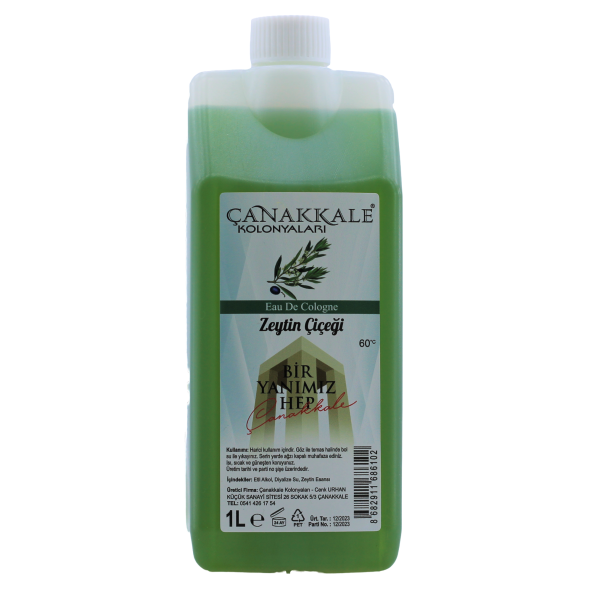 Zeytin Çiçeği Kolonyası - 1 Litre -(BİDON) Korumalı Kapak - Yeni Model - 2