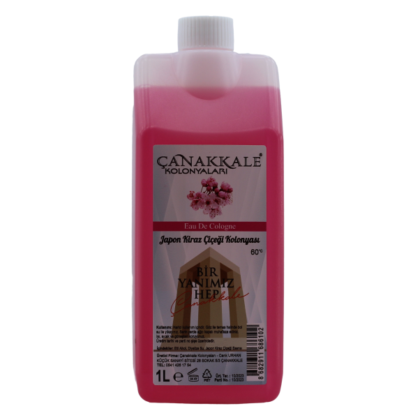 Japon Kiraz Çiçeği Kolonyası - 1 Litre -(BİDON) Korumalı Kapak - Yeni Model - 2