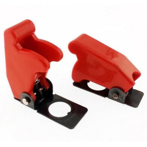 Toggle Switch Emniyet Kapağı 12mm için Kırmızı - 2
