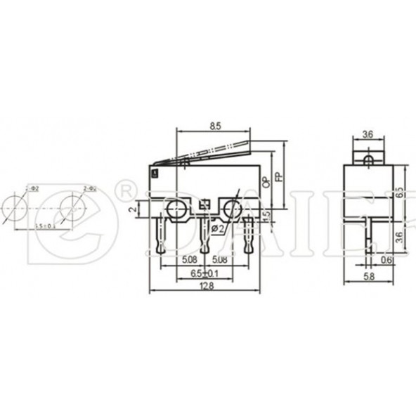 Micro Switch Mini Paletli KW10-Z1P A Kalite - 3