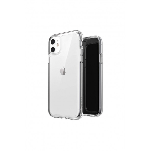 Apple Iphone 11 Uyumlu Kılıf Gard Sert Silikon Şeffaf NTDO11