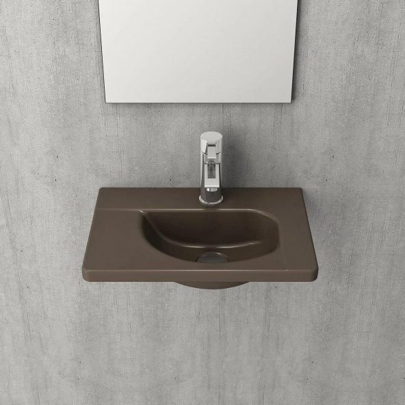 Bocchi Taormina Arch 45 cm Lavabo Mat Kahve 1015-025-0126