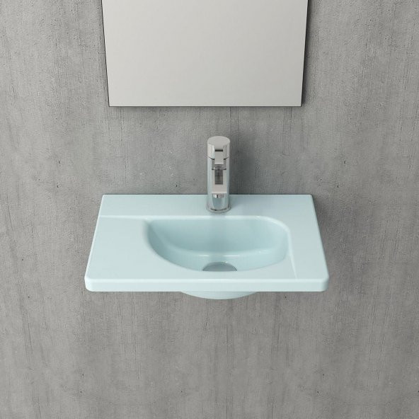 Bocchi Taormina Arch 45 cm Lavabo Mat Buz Mavi 1015-029-0126