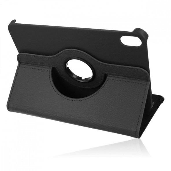 iPad Mini 6 Kılıf 360 Tablet Deri  Kılıf - Siyah
