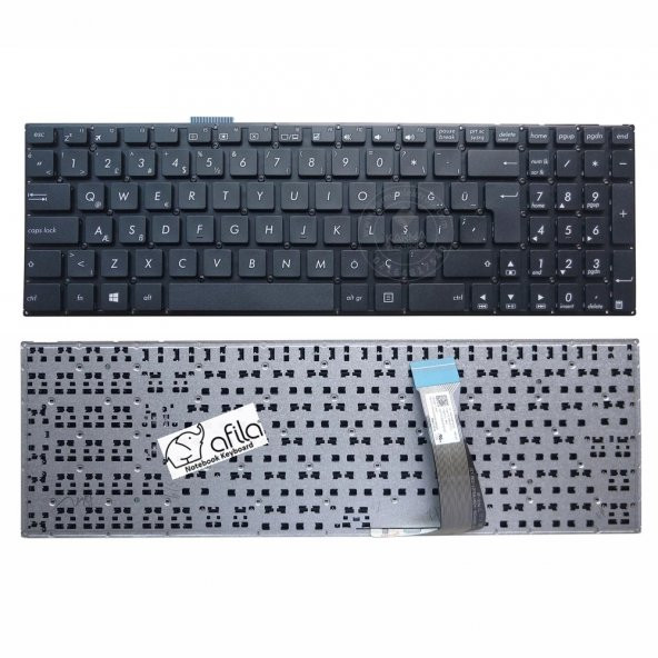 Asus E502NA-GO021T E502SA-XX219T Notebook Klavyesi Siyah - TR