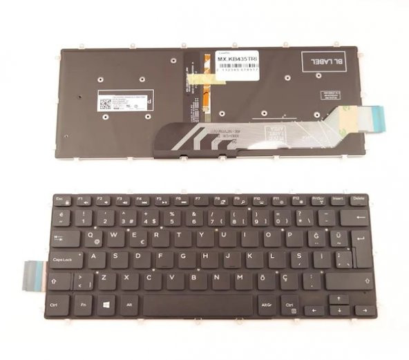 Dell Latitude P69G P69G001 (3379) Notebook Klavye (Siyah TR) ışıklı