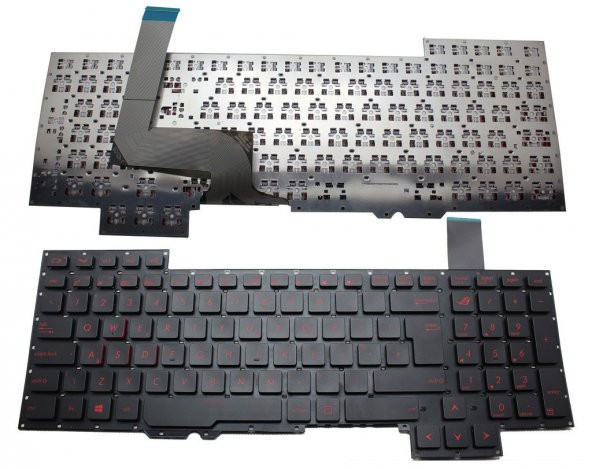 Asus G751J G751JL G751Jm G751Jt G751Jy Notebook Klavye Siyah TR