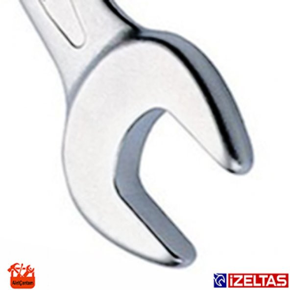 İzeltaş Açık Ağız Anahtar Çatal İki Ağız Açıkağız 18 x 19 MM