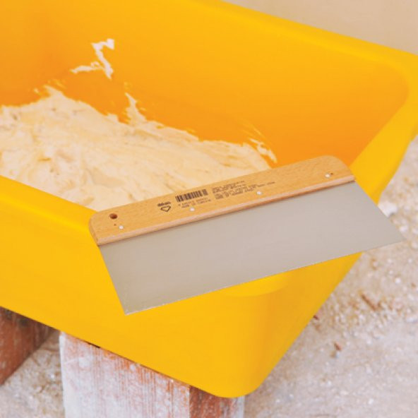 Dekor Macun Ispatulası Ahşap Saplı Macun Spatula 22 CM - 4