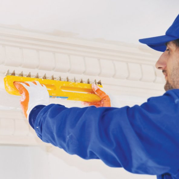 Dekor Alçı Sistere Paslanmaz İnox 35 CM - 3