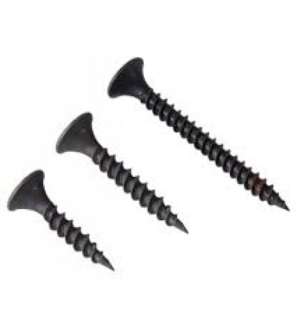 Matkap Uçlu Alçıpan Vidası Siyah Vida 3.5 x 35 MM 100 Adet - Resim 4