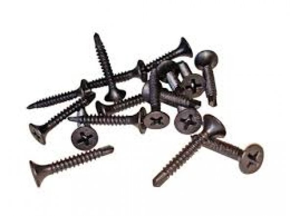 Matkap Uçlu Alçıpan Vidası Siyah Vida 3.5 x 35 MM 100 Adet - Resim 5