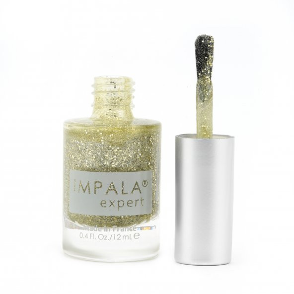IMPALA Simli Oje - Nail Polish  SNOW No: 4 - 2