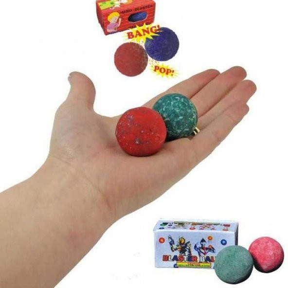 2 ADET NEW HAND BLASTER BALLS ÇATLAYAN TOP STRES TOPU ÇATLAYAN TAŞ TOP STRES BALL STRES TAŞI - 2