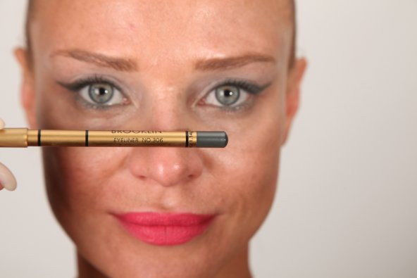 BROOKLIN Göz Kalemi Yeşilimsi Metalik Gri -  Eyeliner № 306 - 3