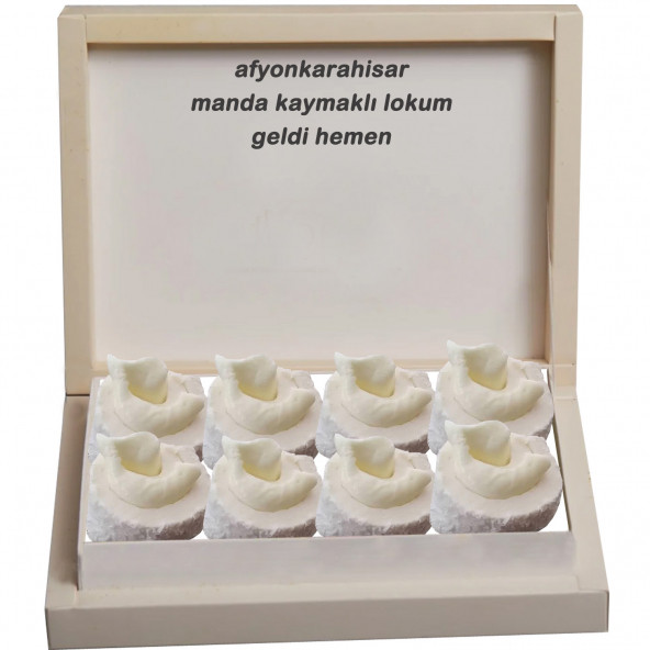 500 gr Kaymaklı Karışık Lokum AfyonKarahisar