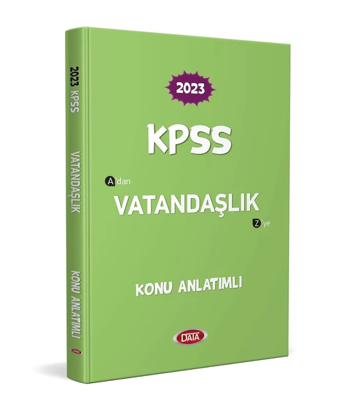 2023 KPSS Vatandaşlık Konu Anlatımlı Data