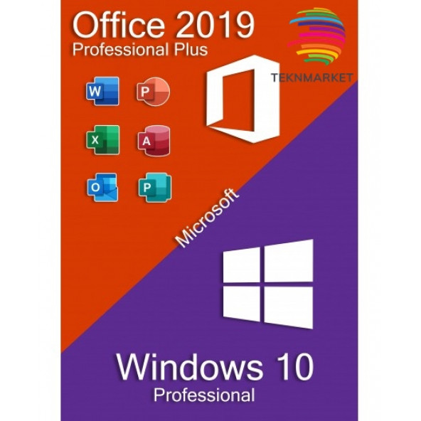 Windows 10 Pro + Office 2019 Pro Plus Dijital Lisans Anahtarı