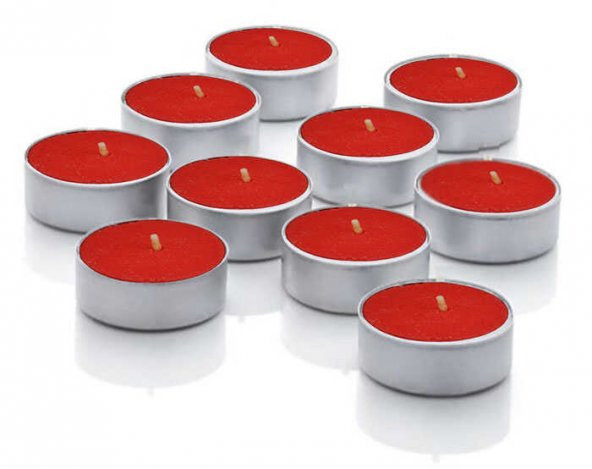 MUM TEALİGHT KIRMIZI 50 ADET ürün görseli 1