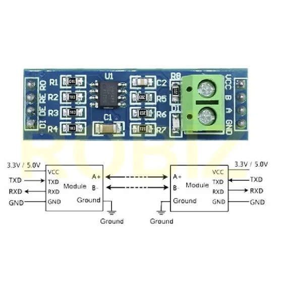 RS485 TTL Seri Dönüştürücü Kartı (MAX485) - Resim 6