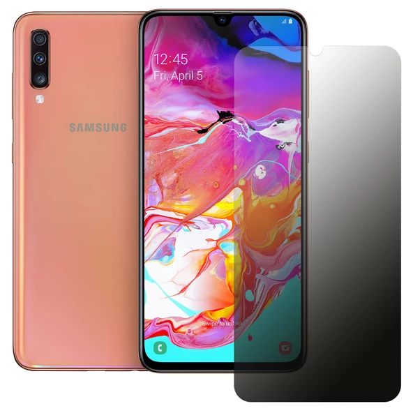 Samsung Galaxy A70 Hayalet Privacy FlexiGlass MAT Nano Ekran Koruyucu