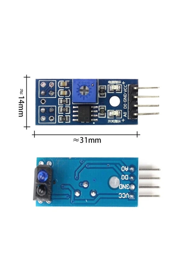 TCRT5000 Kızılötesi Sensör Modül Çizgi İzleyen Robot Sensörü