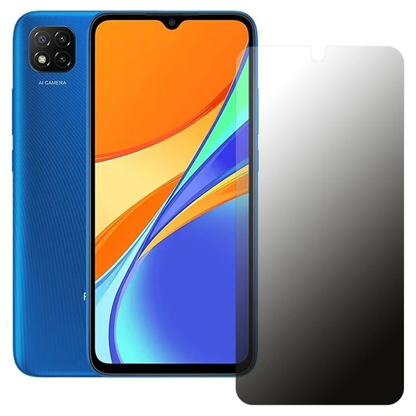 Xiaomi Redmi 9A / 9C Hayalet Privacy FlexiGlass MAT Nano Ekran Koruyucu