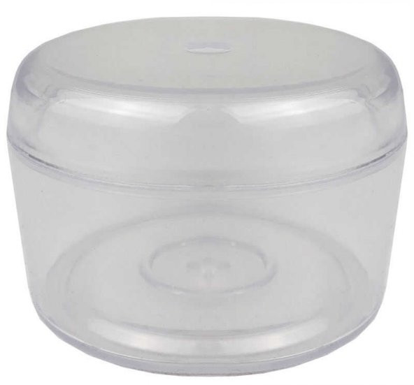 KUTU AKRİLİK YUVARLAK 5,4x3,5 CM ŞEFFAF 1 ADET - Resim 4