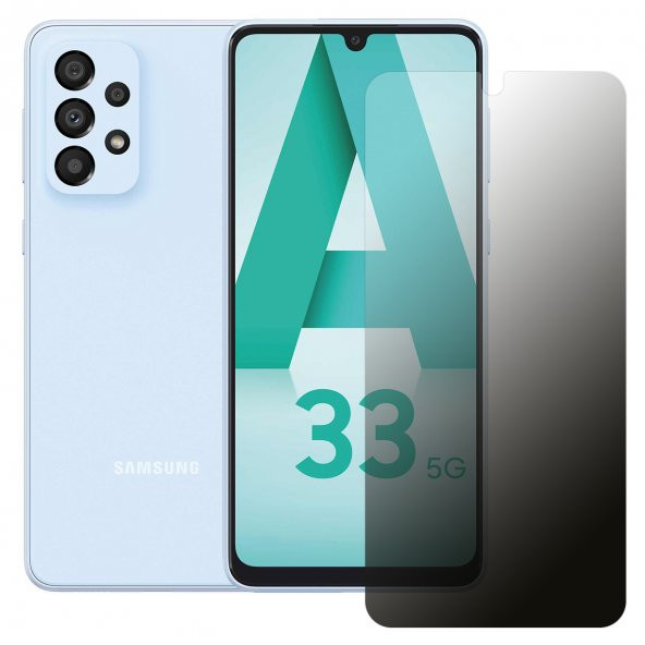 Samsung Galaxy A33 5G Hayalet Privacy FlexiGlass MAT Nano Ekran Koruyucu