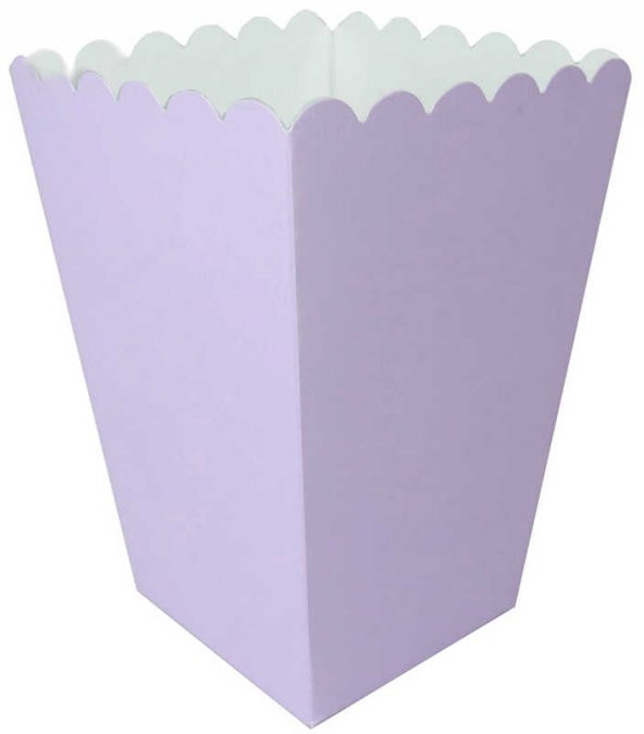 MISIR CİPS KUTUSU MAKARON LİLA 8 ADET ürün görseli