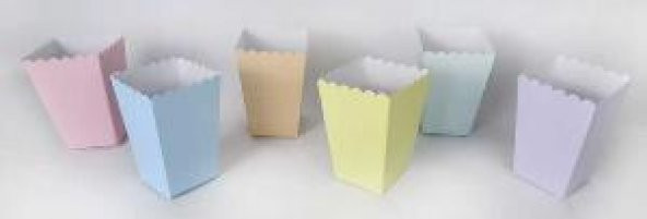 MISIR CİPS KUTUSU MAKARON LİLA 8 ADET - Resim 2