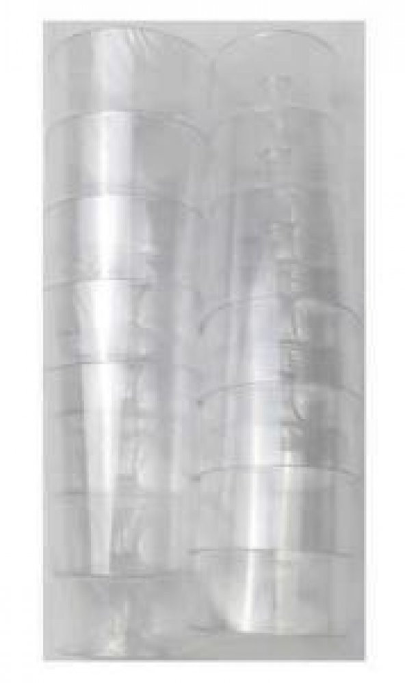 KADEH ve KASE AKRİLİK 180 CC ŞEFFAF 10 ADET - Resim 7