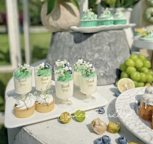 KADEH ve KASE AKRİLİK 180 CC ŞEFFAF 10 ADET - Resim 10