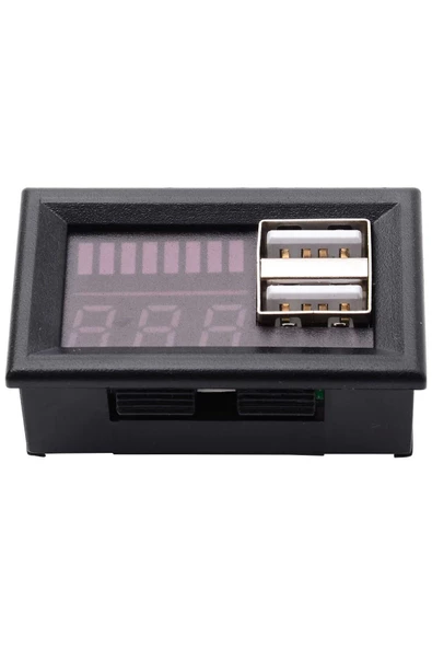 Dijital Akü Ölçer- Çift USB 12V-5V Dönüştürücü - Resim 4