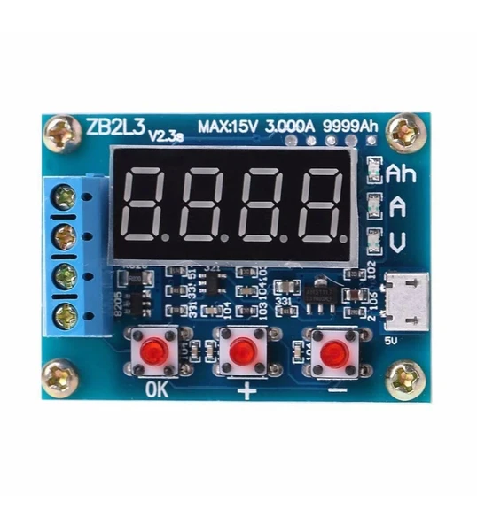 PİL KAPASİTE TEST CİHAZI 1.2V 12V ZB2L3 18650 LİTYUM - AKÜ ürün görseli