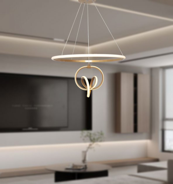 TT Aydınlatma TT319-ESK  Canus Modeli Eskitme Boyalı Led Avize - 3