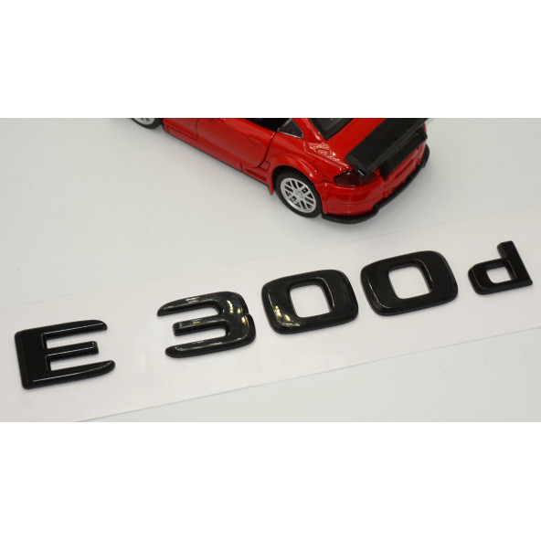 E 300d Bagaj Parlak Siyah ABS 3M 3D Yazı Logo - 3