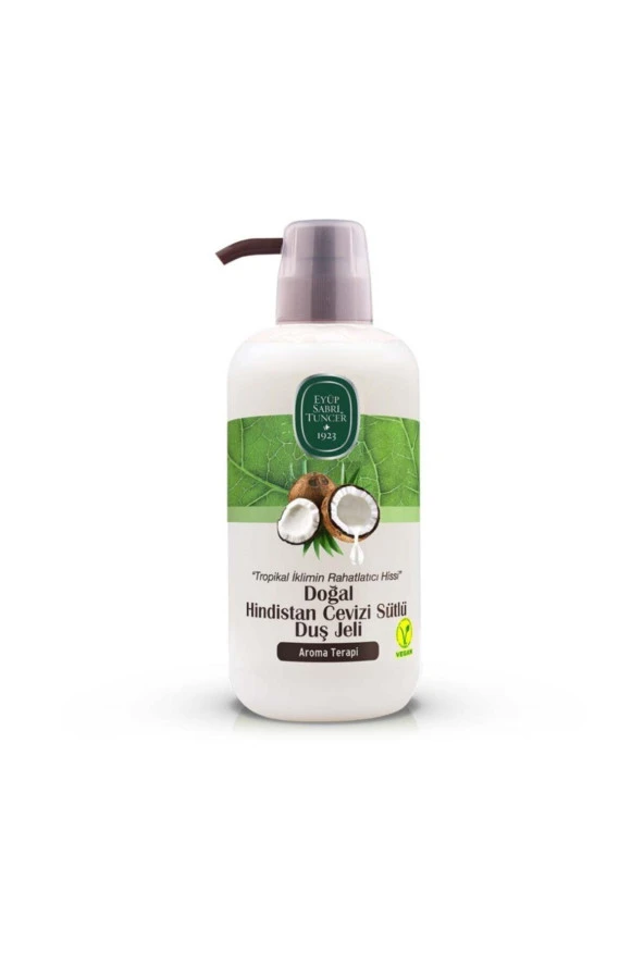 Eyüp Sabri Tuncer Doğal Hindistan Cevizi Sütlü Duş Jeli 600 Ml Basmalı Pet Şişe