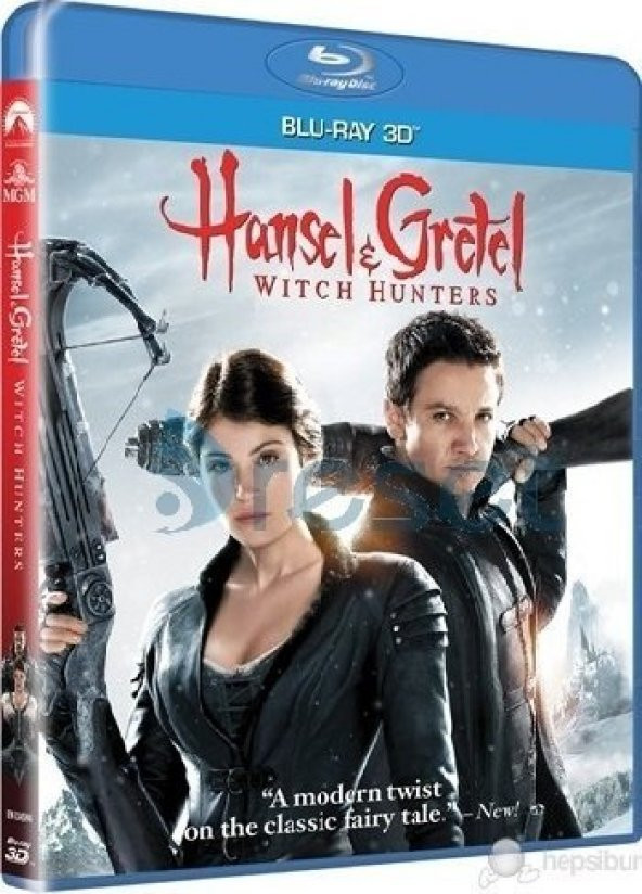 Hansel ve Gretel Witch Hunters - Cadı Avcıları 3D Blu Ray Tek Disk ürün görseli