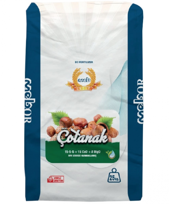 MEB Çotanak Gübre 25 kg (15-5-5 + 15 Cao + 8 MgO İçerir) - 2