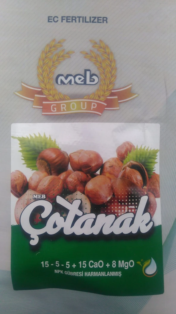 MEB Çotanak Gübre 25 kg (15-5-5 + 15 Cao + 8 MgO İçerir)